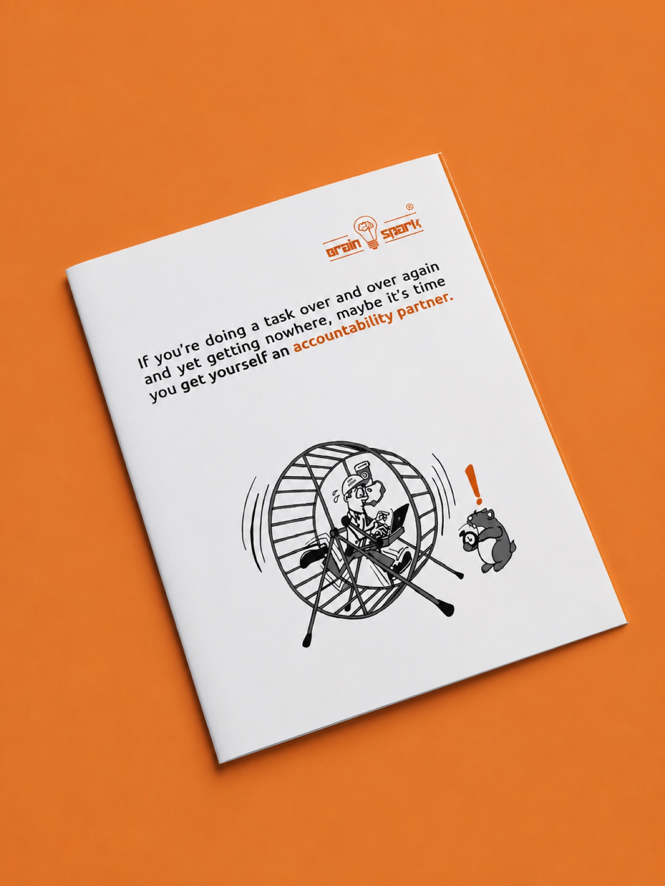 Brain Spark brochure by D'sent Designs